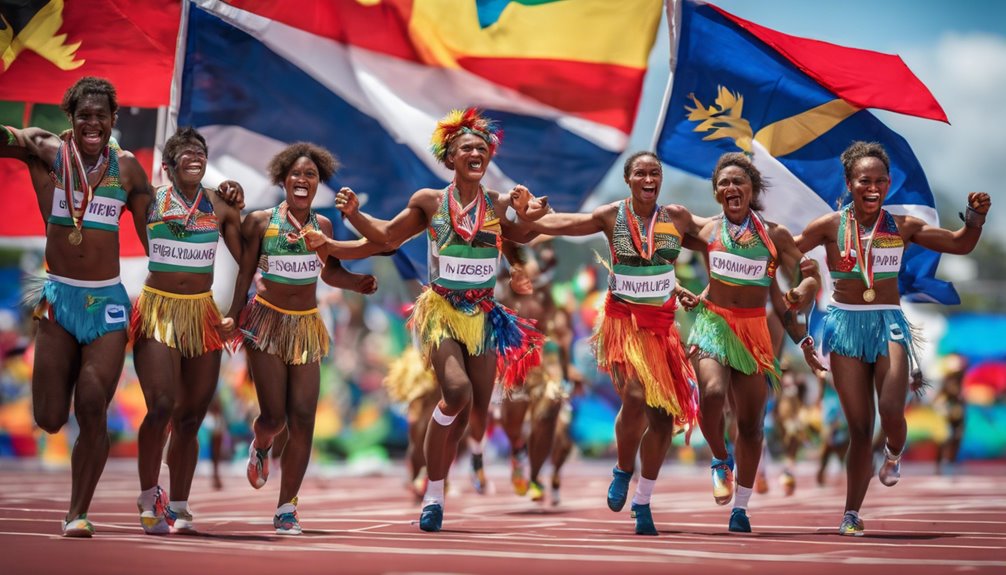 papua athletes excel olympics