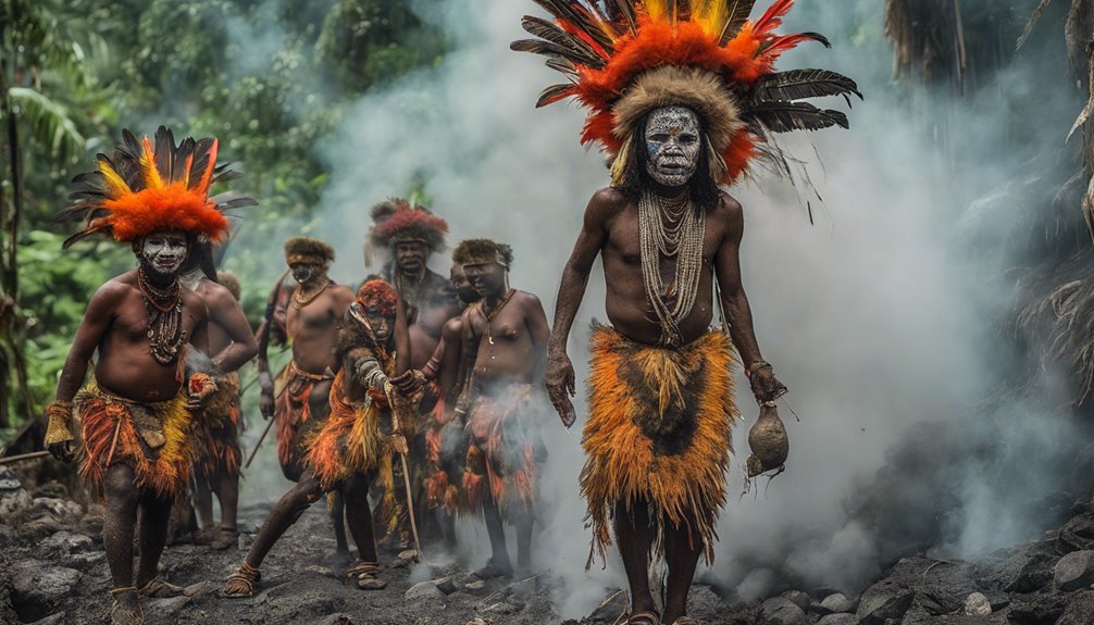 stone burning ritual ceremony