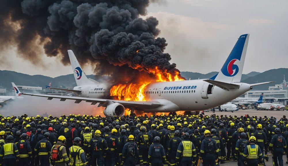 busan plane fire survivors