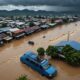 flooding at indonesia malaysia border