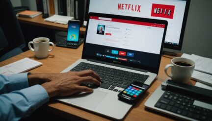 netflix and online loans contribute