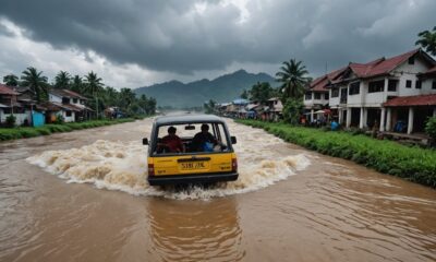 selling snacks during flood