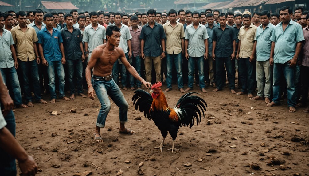 cockfighting arrests in bekasi