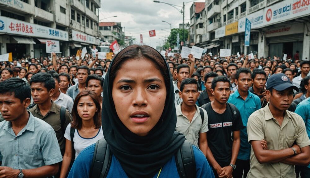 traffic protests by students