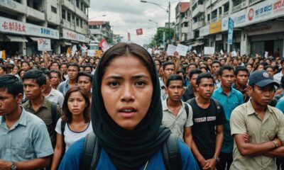 traffic protests by students