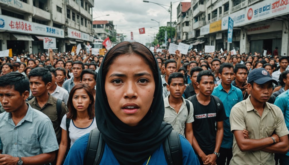 traffic protests by students