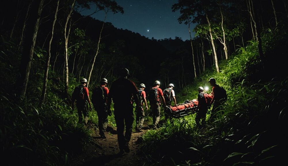 volunteer mountain rescue operation