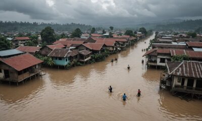 floods displace residents bandung