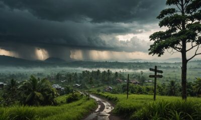peringatan hujan deras di Indonesia