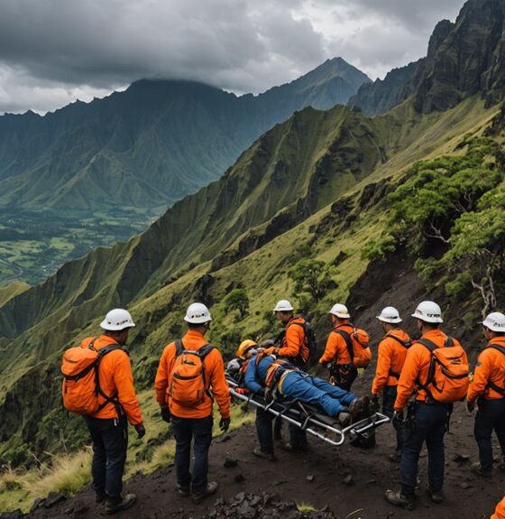 climber Rinjani Brazil penyelamatan