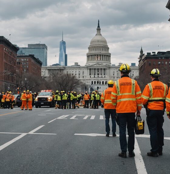 waspada tinggi di Washington dan New York