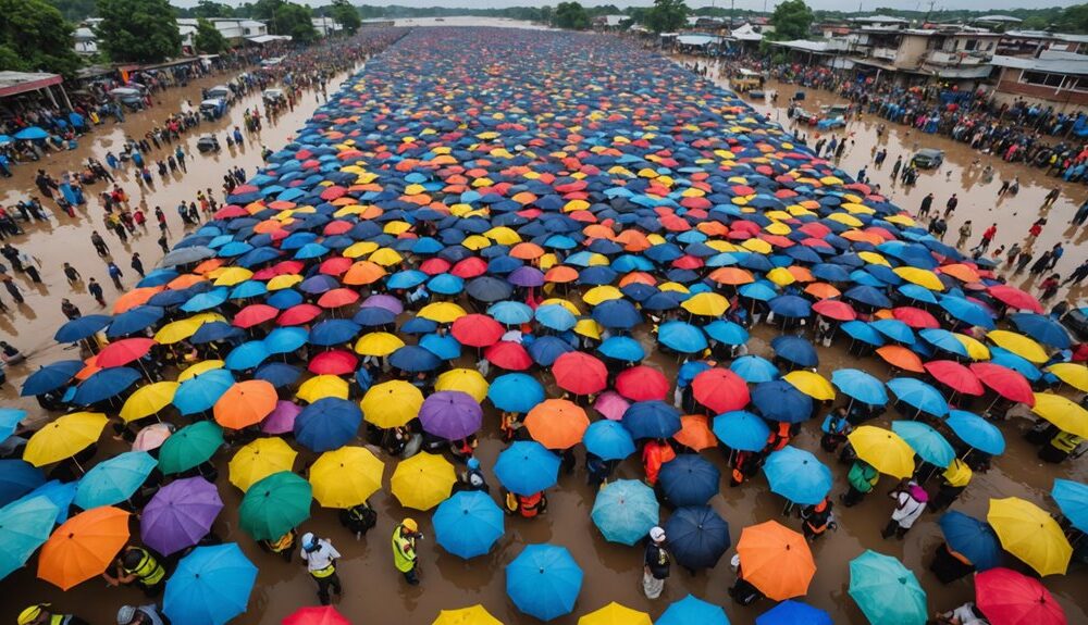 upaya evakuasi banjir di Jakarta
